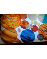 Planetas Gigantes em PVC