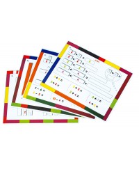 Kit de Cálculo Cuisenaire + Cartões - 186 peças Kit de Cálculo Cuisenaire + Cartões - 186 peças