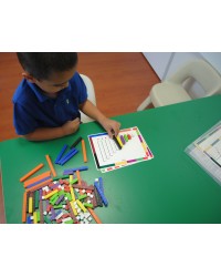 Kit de Cálculo Cuisenaire + Cartões - 186 peças Kit de Cálculo Cuisenaire + Cartões - 186 peças