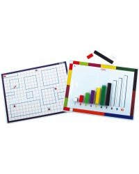 Kit de Cálculo Cuisenaire + Cartões - 186 peças Kit de Cálculo Cuisenaire + Cartões - 186 peças