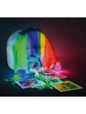 Cabana Sensorial de Tecido Branco