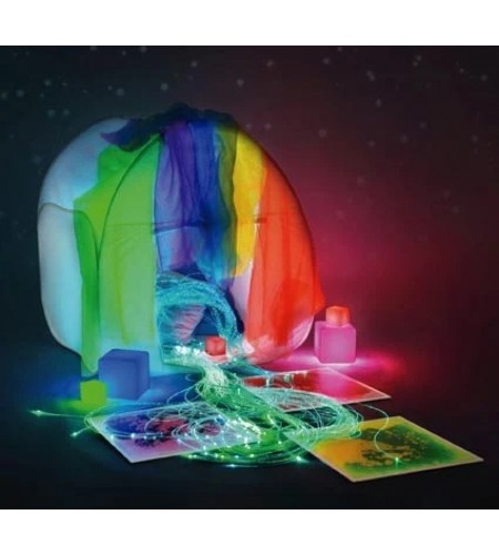 Cabana Sensorial de Tecido Branco