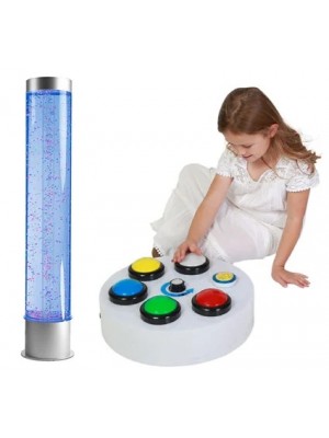 Coluna Sensorial com Bolas e Bolhas com Controlador de Botões