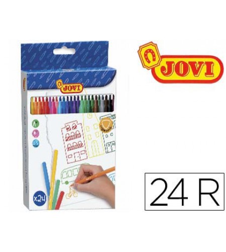 Marcador Jovi cores sortidas - 24 unidades