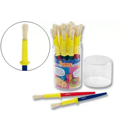 Pincéis Escolares - Frasco 20 unidades