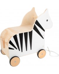 Caixa de Brinquedos com Rodas - Zebra