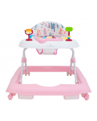 Andador com Bandeja de Atividades Olmitos - Rosa