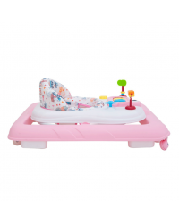 Andador com Bandeja de Atividades Olmitos - Rosa