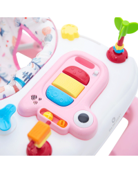 Andador com Bandeja de Atividades Olmitos - Rosa