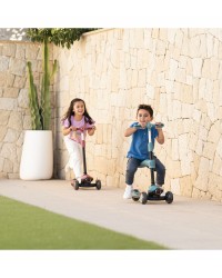 Trotinete Evolutiva Roller - 2 em 1 - Azul