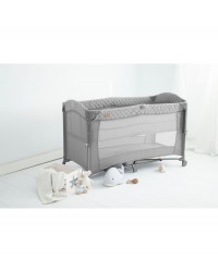 Berço/Cama de Viagem Co-Sleeping - Cinzento