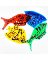 Peixes Sensoriais com Líquido - Conjunto de 4