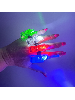 Lanternas de Dedo Sensoriais Luminosas - Finger Lights - Pack 12