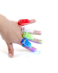 Lanternas de Dedo Sensoriais Luminosas - Finger Lights - Pack 12 Lanternas de Dedo Sensoriais Luminosas - Finger Lights - Pack 12