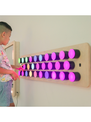 Painel de Luz com Espectro de Cor Rotativo