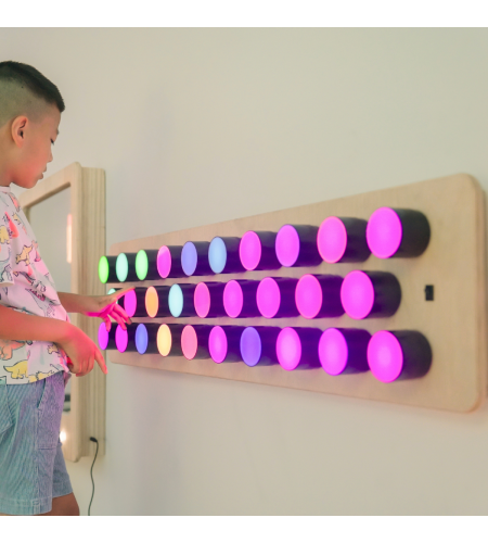 Painel de Luz com Espectro de Cor Rotativo Painel de Luz com Espectro de Cor Rotativo
