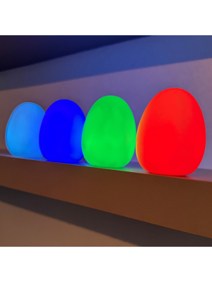 Ovos Sensoriais Luminosos que Mudam de Cor - conjunto de 4