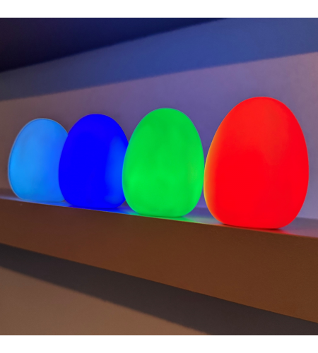 Ovos Sensoriais Luminosos que Mudam de Cor - conjunto de 4 Ovos Sensoriais Luminosos que Mudam de Cor - conjunto de 4
