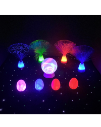 Ovos Sensoriais Luminosos que Mudam de Cor - conjunto de 4 Ovos Sensoriais Luminosos que Mudam de Cor - conjunto de 4
