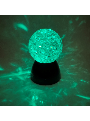 Luz Sensorial de Água com Glitter