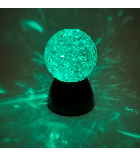 Luz Sensorial de Água com Glitter