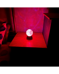 Luz Sensorial de Água com Glitter