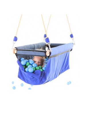 Baloiço de Terapia Sensorial com Bolas de Plástico - Sensory Therapy Swing with Plastic Balls