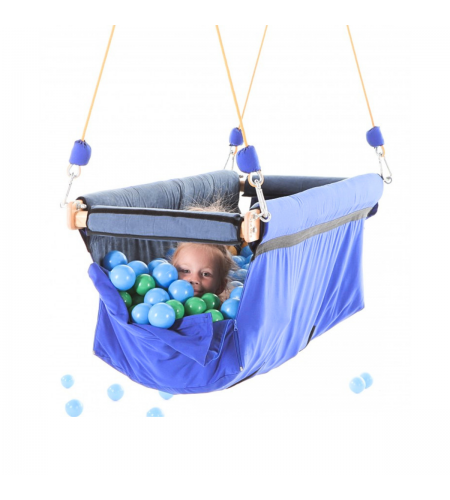 Baloiço de Terapia Sensorial com Bolas de Plástico - Sensory Therapy Swing with Plastic Balls