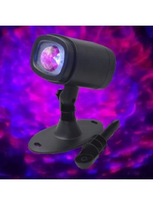 Projetor LED Efeitos de Nuvens e Água