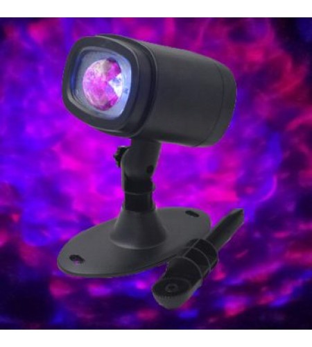 Projetor LED Efeitos de Nuvens e Água