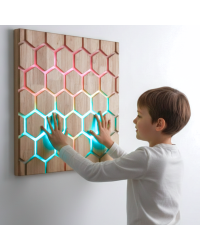 Painel Interativo Tátil Favo de Mel - Touch Interactive Honeycomb Panel Painel Interativo Tátil Favo de Mel - Touch Interactive Honeycomb Panel