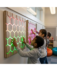 Painel Interativo Tátil Favo de Mel - Touch Interactive Honeycomb Panel Painel Interativo Tátil Favo de Mel - Touch Interactive Honeycomb Panel
