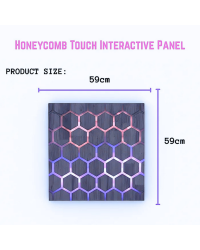 Painel Interativo Tátil Favo de Mel - Touch Interactive Honeycomb Panel Painel Interativo Tátil Favo de Mel - Touch Interactive Honeycomb Panel