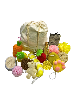 Kit de Esponjas Sensoriais -Sensory Sponge Set - 14 esponjas