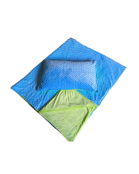 Manta Sensorial com Fronha - 3 KG - Azul/Verde Manta Sensorial com Fronha - 3 KG - Azul/Verde