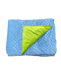 Manta Sensorial com Fronha - 3 KG - Azul/Verde Manta Sensorial com Fronha - 3 KG - Azul/Verde