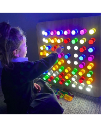 Painel de Luz com Espectro de Cor Quadrado Painel de Luz com Espectro de Cor Quadrado