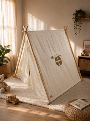 Tenda de Brincar de Madeira - 140 cm