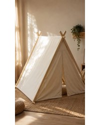 Tenda de Brincar de Madeira - 140 cm