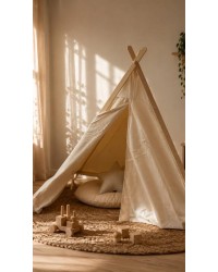 Tenda de Brincar de Madeira - 140 cm