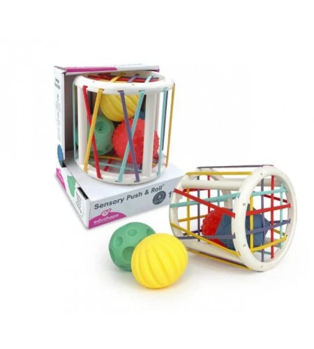 Jogo Sensorial de Empurrar e Rolar