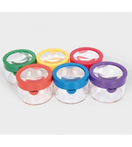 Copo com Lupa Arco-Íris - Conjunto de 6 Copos