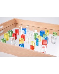 Tesouros Coloridos Translúcidos - 30 Peças