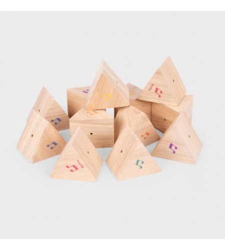 Conjunto de Prismas Sonoros - 12 Prismas