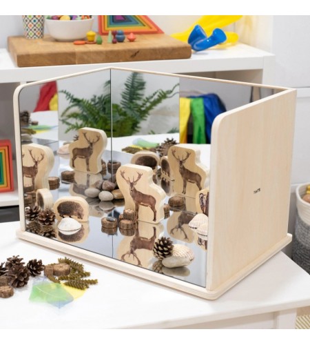 Espelho Exploratório de Madeira