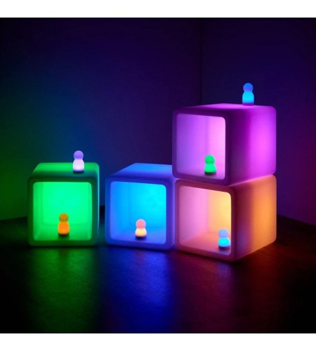 Cubos Sensoriais Luminosos Recarregáveis - 4 Cubos