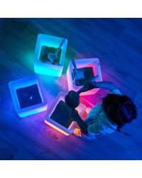 Cubos Sensoriais Luminosos Recarregáveis - 4 Cubos