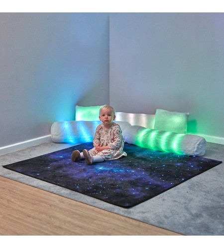 Tapete Sensorial com Fibras Ópticas Brilhantes - 133 cm