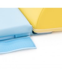 PARQUE PARA BEBÉS COM MEIOS CILINDROS  120x120x15 cm