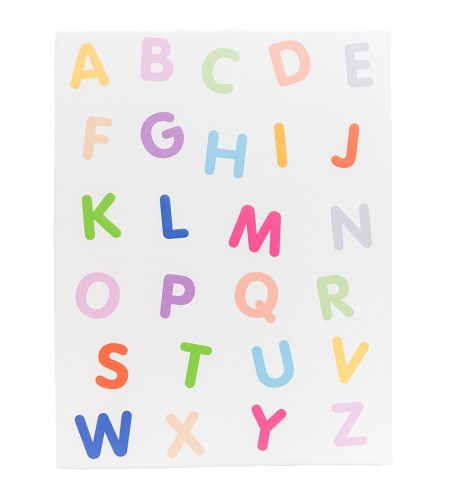 Tapete Letras Coloridas